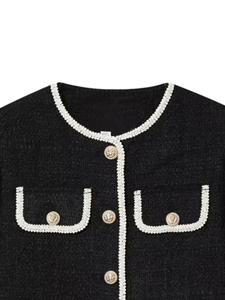 Korte Tweed Dames Jas – Isolerend & Lichtgewicht