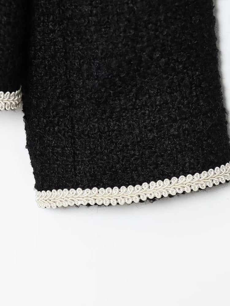 Korte Tweed Dames Jas – Isolerend & Lichtgewicht