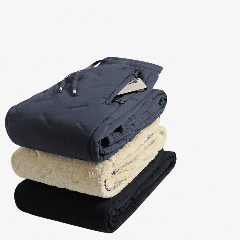 Maaike | Gevoerde thermobroek voor dames in de kleur Zwart voor dames in Lounge stijl ideaal voor de herfst.