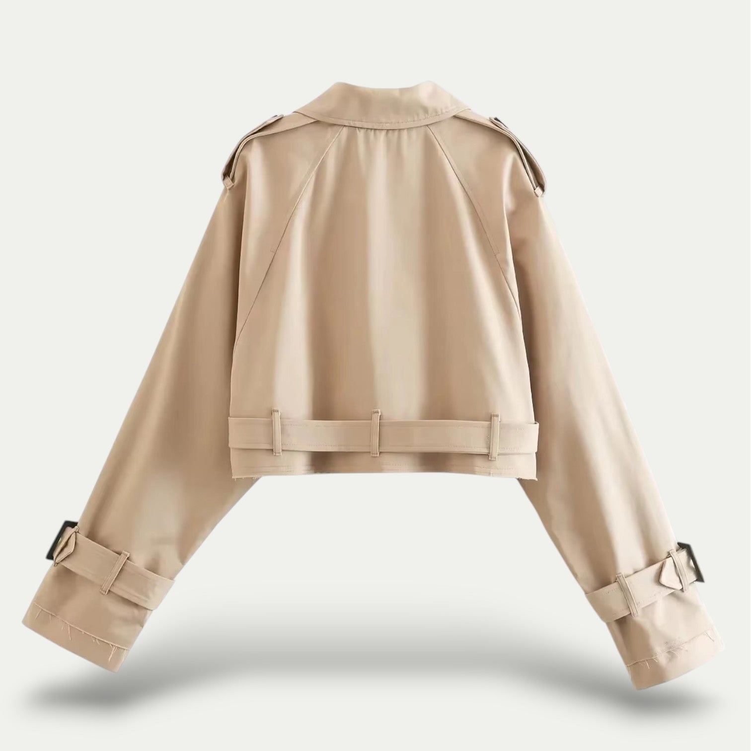 Mila – Eleganter Vintage Trenchcoat aus hochwertigem Stoff - Coat - Temala