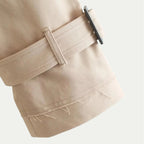 Mila – Eleganter Vintage Trenchcoat aus hochwertigem Stoff - Coat - Temala