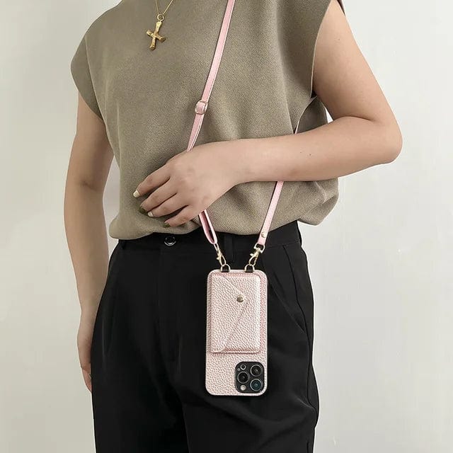 Kunstleren Crossbody Telefoonhoes met Portemonnee