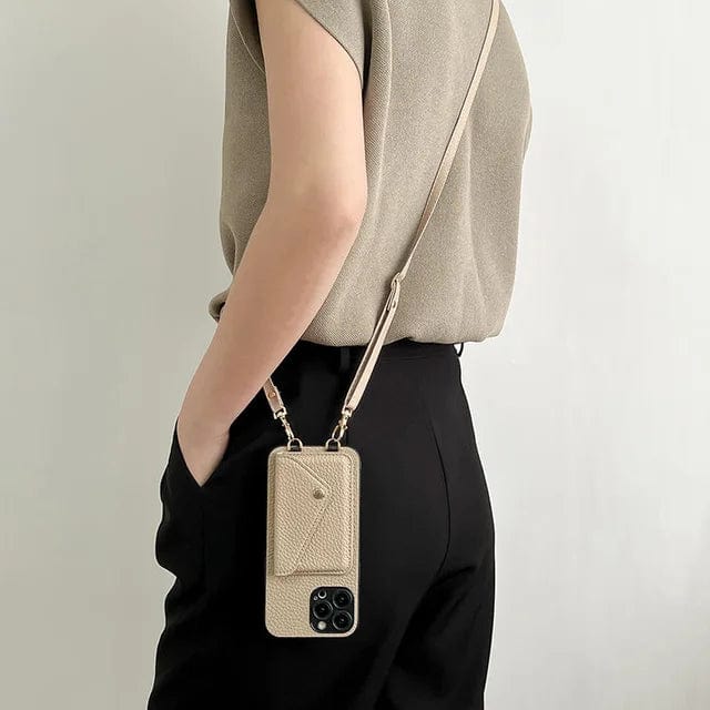 Kunstleren Crossbody Telefoonhoes met Portemonnee