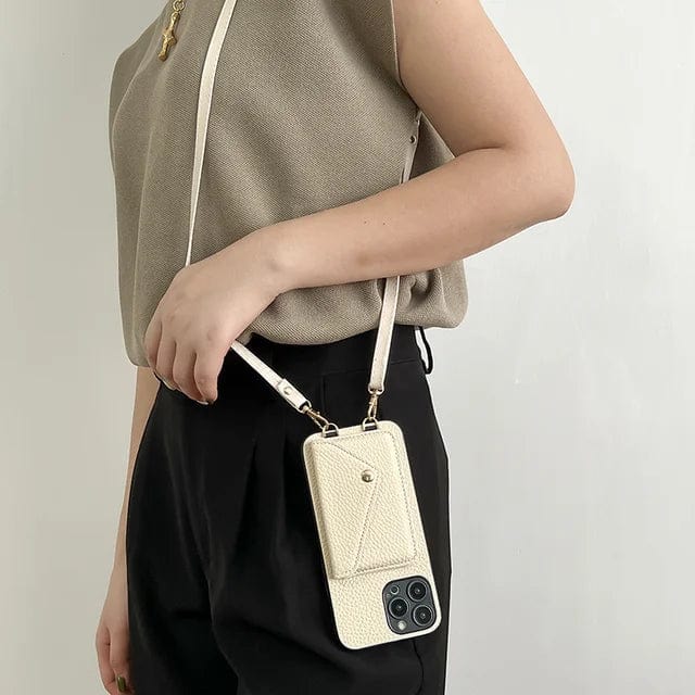 Kunstleren Crossbody Telefoonhoes met Portemonnee