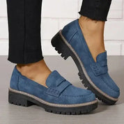 Chunky Loafers Dames – Comfortabele Instappers met Dikke Zool en Klassieke Look