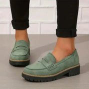 Chunky Loafers Dames – Comfortabele Instappers met Dikke Zool en Klassieke Look