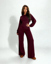 Chique Dames Set – Elegante Tweedelige Outfit met Flatterende Pasvorm