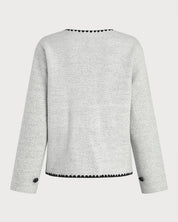 Women's Knitted Polyester Sweater Outerwear - RIHOAS