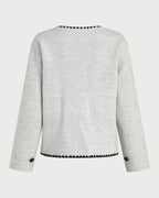 Women's Knitted Polyester Sweater Outerwear - RIHOAS
