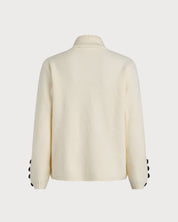 Women's Knitted Polyester Sweater Tops - RIHOAS